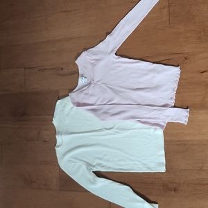 Long sleeved shirts, size 10/12